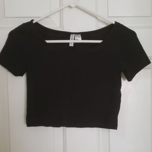 Black Crop Top